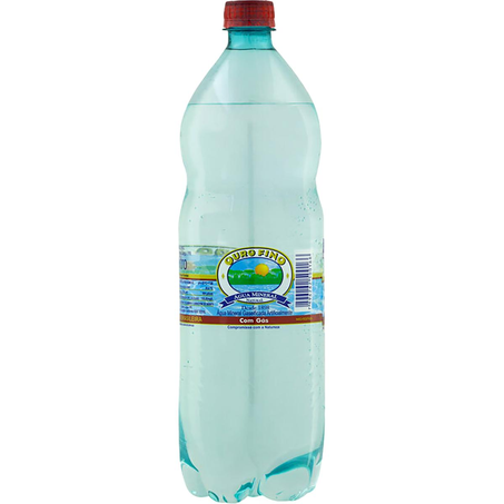 Água Mineral Ouro Fino 1,5 Litro - Com Gás - Pet