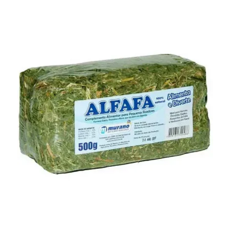 Complemento Alimentar para Roedores Alfafa Prensada 500g