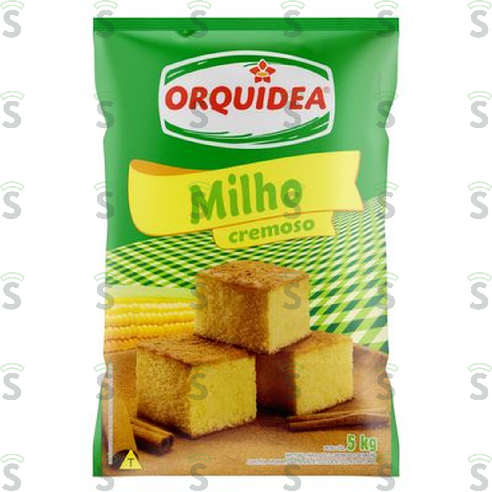 Mistura Para Bolo Cremoso Milho Orquídea Pacote 5KG