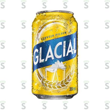  Cerveja Pilsen Glacial Lata 350ml