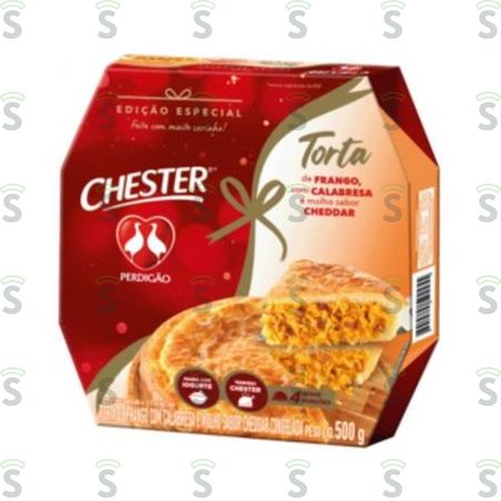  Torta Chester c Calabresa Perdigao 500g