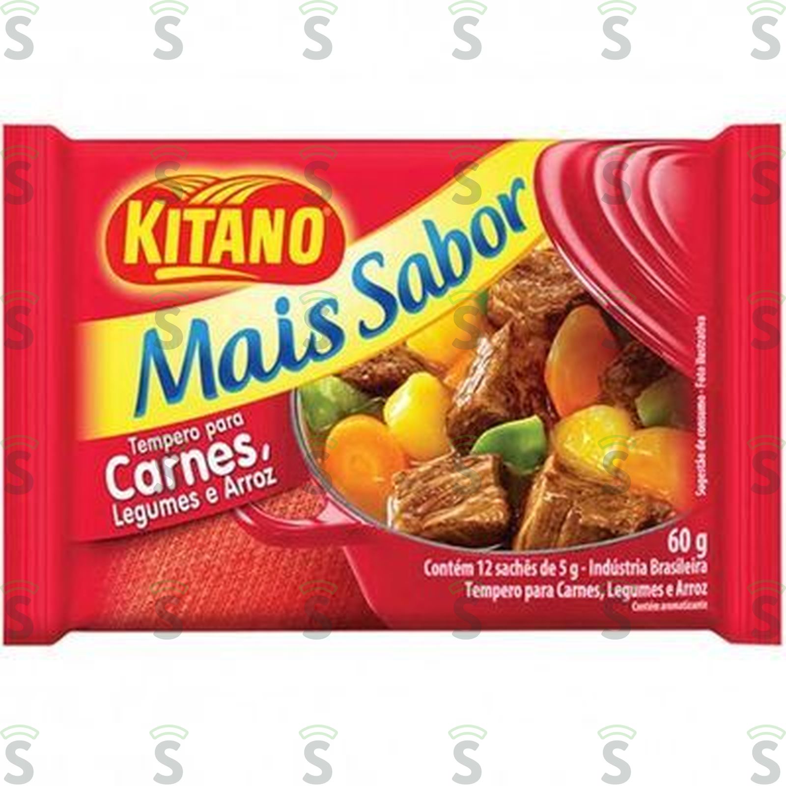 Kitano-mais sabor tempero 60g carnes