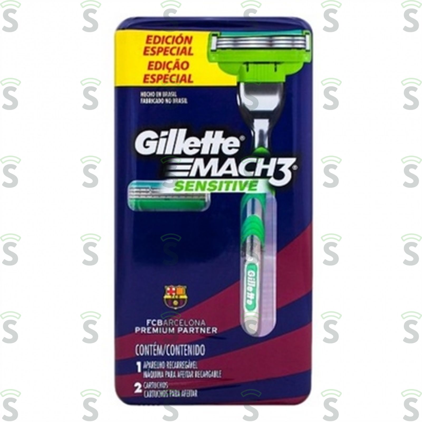 Aparelho Gillette Mach3 Sensitive Neymar 1UN