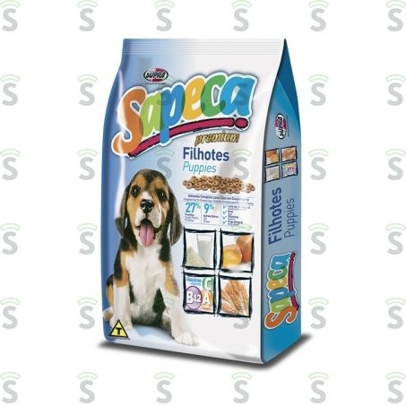  Ração Para Cães Sapeca Filhotes Embalagem 1kg