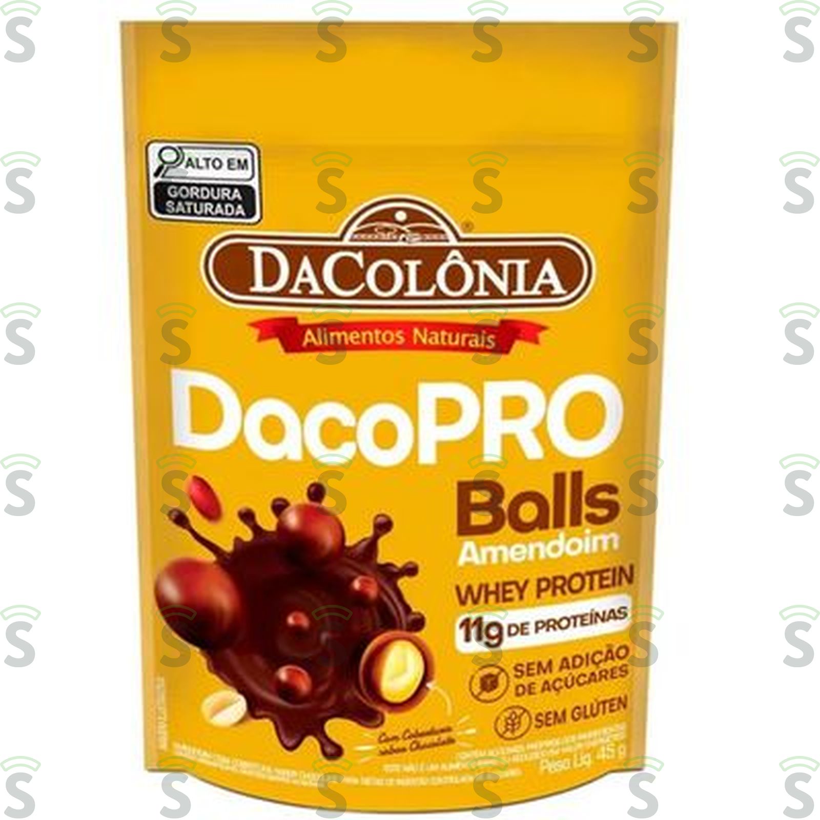 AMENDOIM BALLS DACOLONIA 45G WHEY