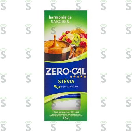  Adocante Zero Cal Liq Stevia 80ml