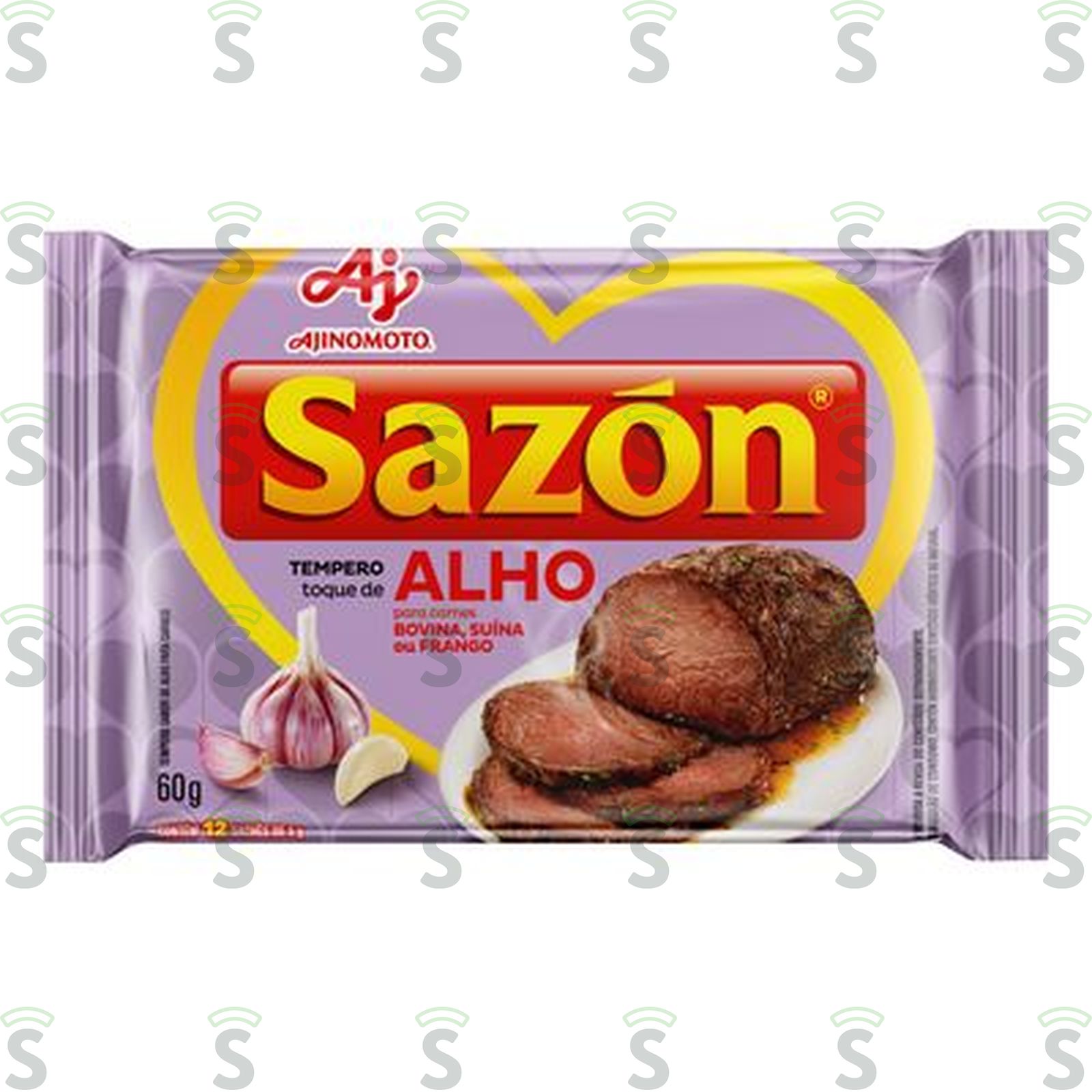 Sazon-tempero 60g alho