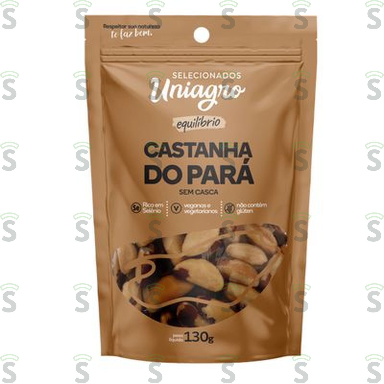 Uniagro-castanha pará 130g sache