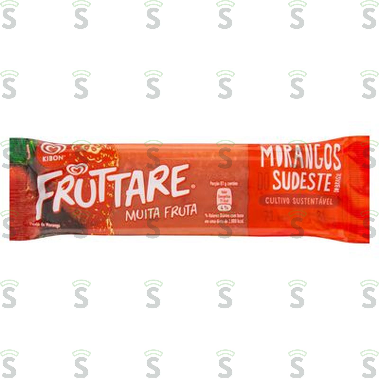 Sorvete Fruttare Muita Fruta Morango. 81G