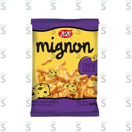  Zeze-biscoito Mignon 60g Queijo