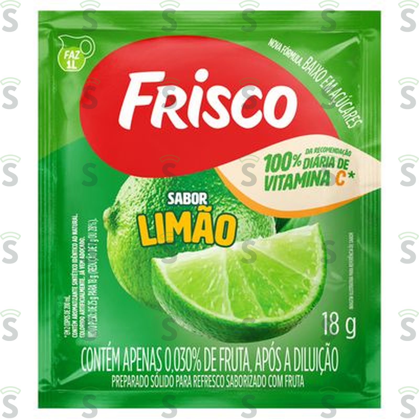 REFRESCO PO FRISCO 18G LIMAO