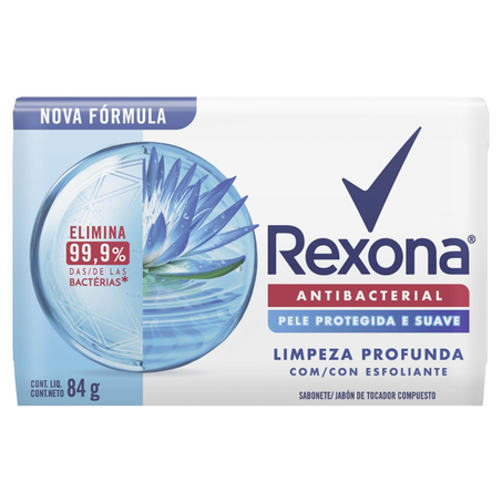 Sabonete Rexona 84g - Antibacterial - Limpeza Profunda