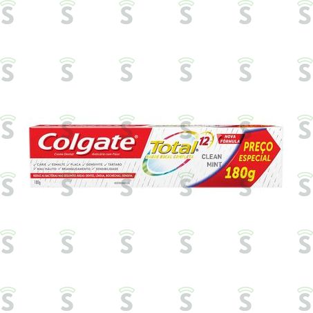  Creme Dental Colgate Total12 Clean Mint Caixa 180gr
