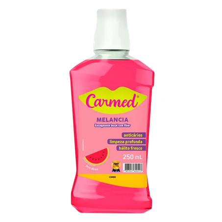 Enxaguante Bucal Carmed Fini Melancia 250ml 
 
