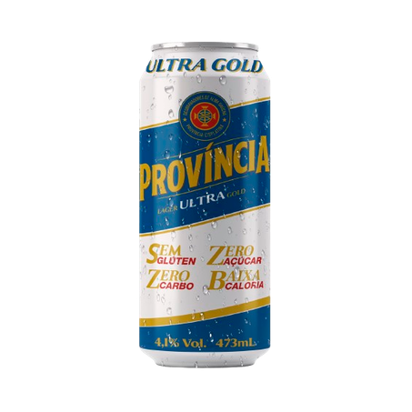 CERVEJA PROVINCIA ULTRA SEM GLUTÉM LATA 473ML