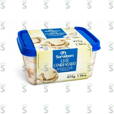  Sorvebom-sorvete 1lt Leite Condensado