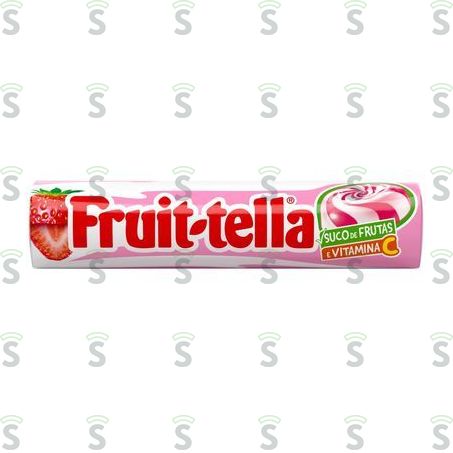  Bala Caramelo Fruittella Morango Com Creme de Leite Embalagem 45g