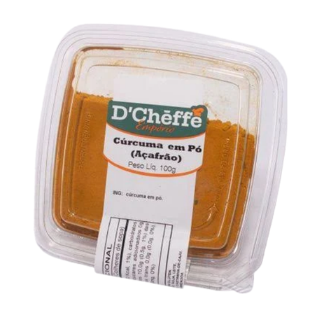 Tempero d´cheffe cúrcuma em pó 100g