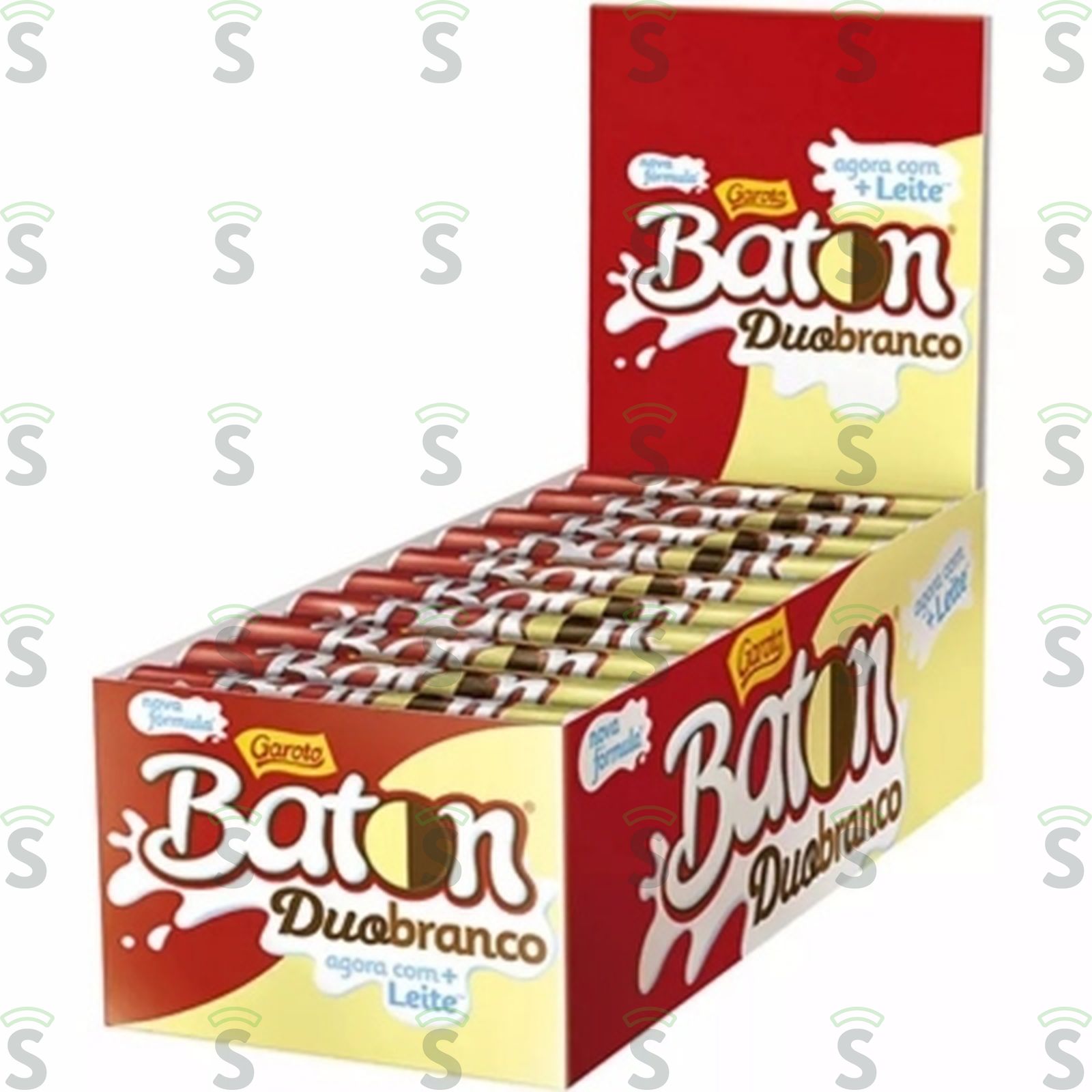 Chocolate Baton Garoto Duo Caixa com 30un - 480gr
