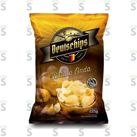  Deutschips-batata Onda 225g Tradicional