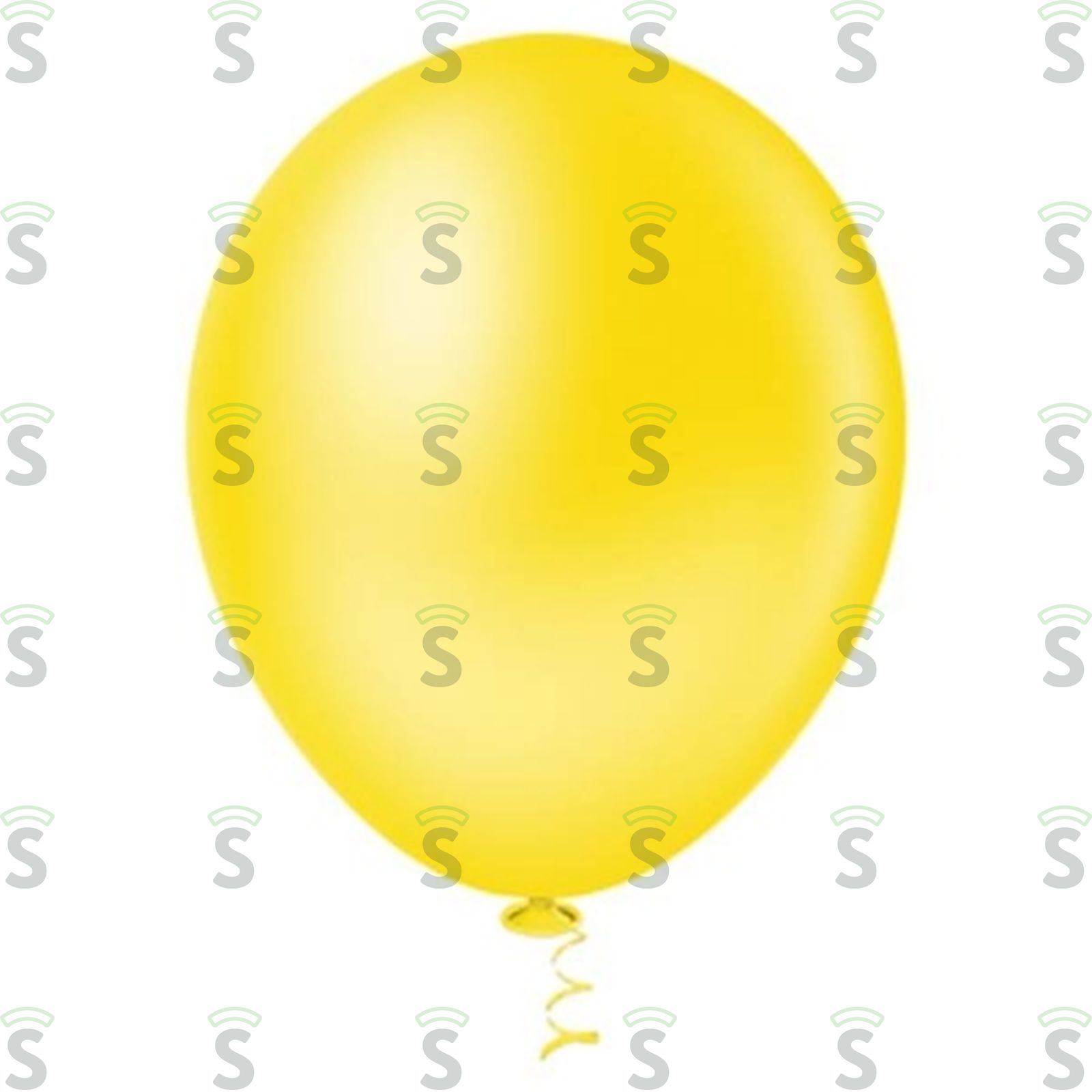 Balão Liso Pera Regina Nº6,5 Amarelo Embalagem 50UN