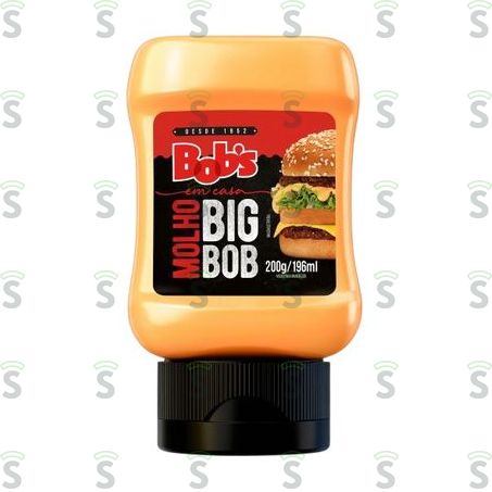  Molho Para Hambúrguer Bob's Em Casa Squeeze 200gr