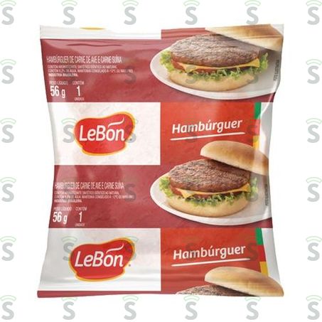  Hambúrguer Misto Lebon 56g