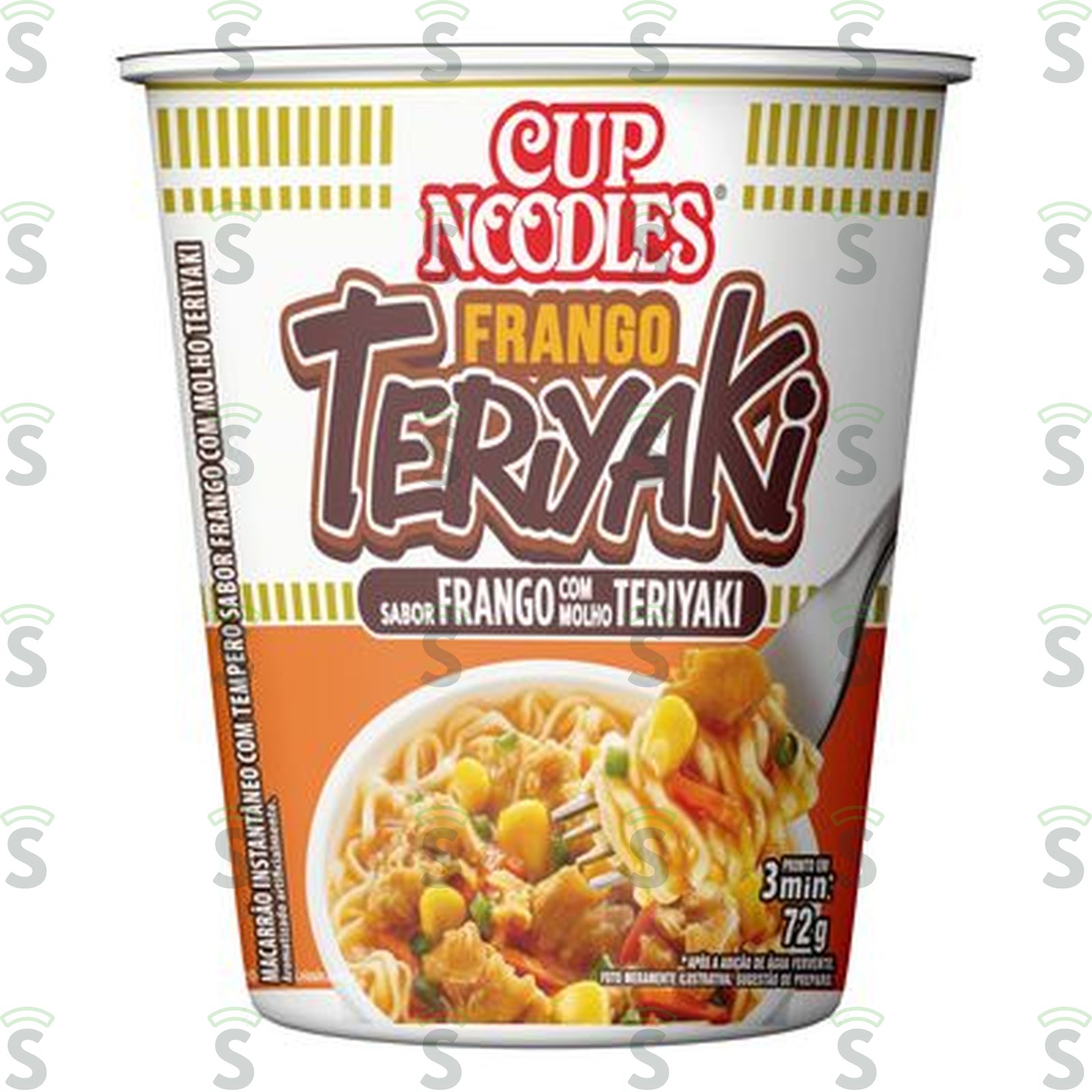 Macarrão Instantâneo Nissin Cup Noodles Frango com Molho Teriyaki  Pote 72gr