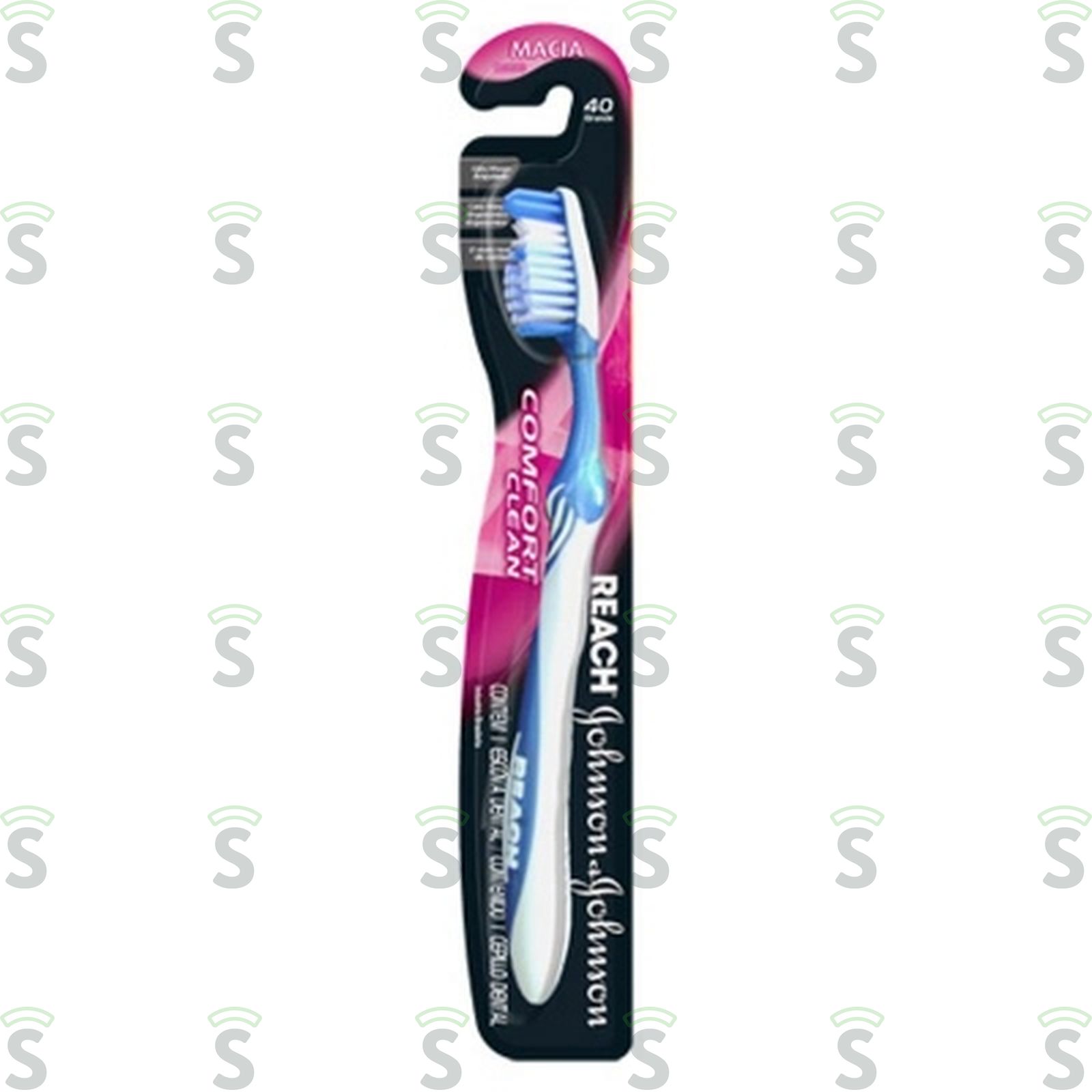 Escova Dental Johnsons Reach Confort Clean Média 40 Embalagem 1UN