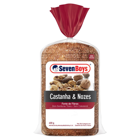 Pão Seven Boys 500g - Castanha e Nozes