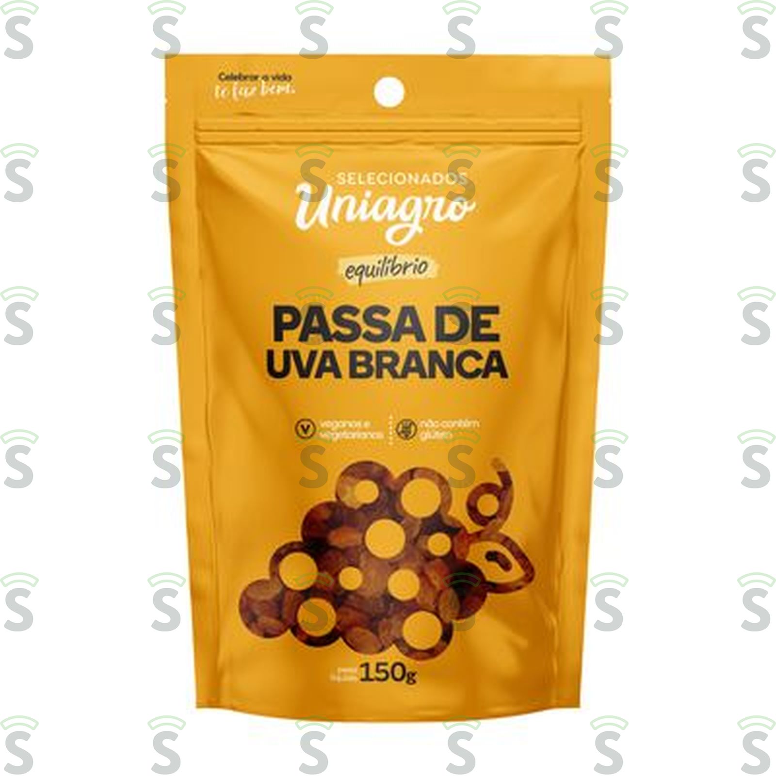 Uniagro-passa de uva branca 150g sache