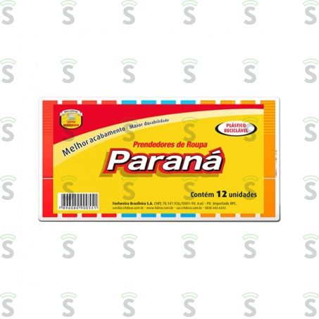 Parana-prendedor Roupa Plast Gigante C12
