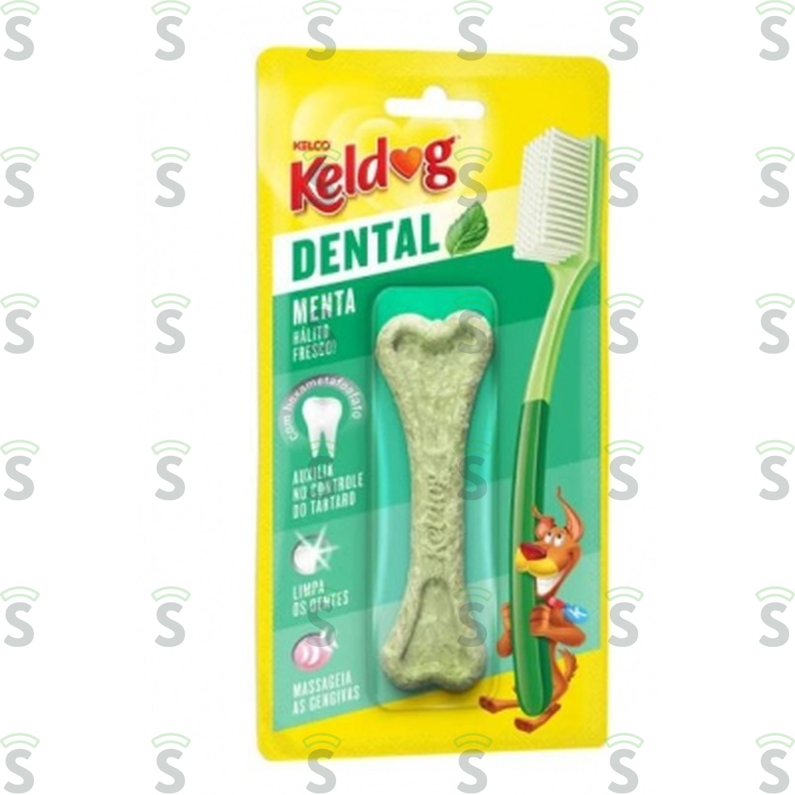 Petisco Para Cães Keldog Dental Menta Embalagem 55G
