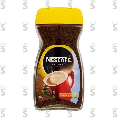  Café Solúvel Granulado Nescafé Equilibrado Matinal Pote de Vidro 160gr