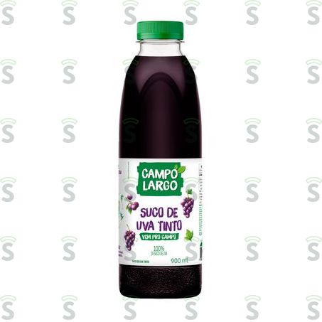  Suco Pronto Campo Largo Maça e Uva Integral Embalagem 900ml