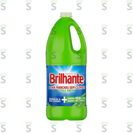  Tira-manchas Líquido Brilhante Roupas Brancas e Coloridas Fresh Frasco 2lt