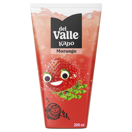 Refresco Kapo Del Valle 200ml - Morango - TP