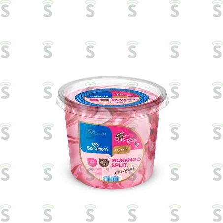  Sorvebom-sorvete 1.5l Morango Split