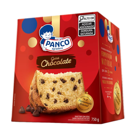 Panettone Panco Gotas De Chocolate 750g