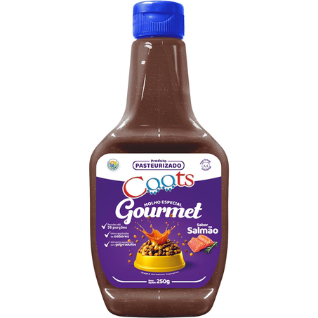 Molho para Gatos Caats 250g - Gourmet - Salmão