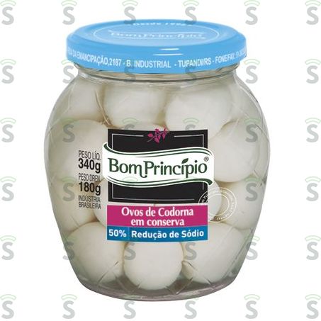  Ovo Codorna Bom Principio 180g