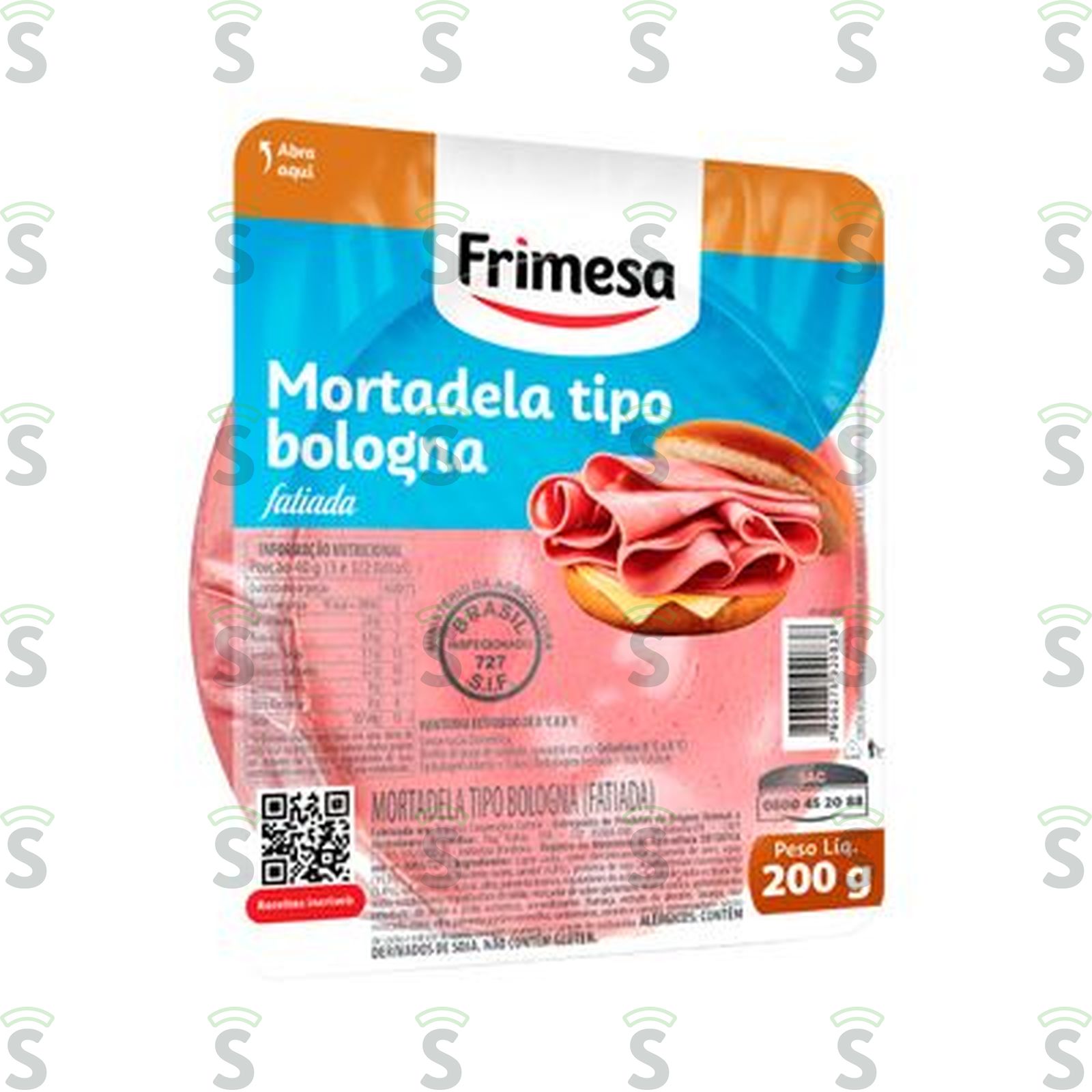 Mortadela Frimesa Fatiada Bologna Embalagem 200G