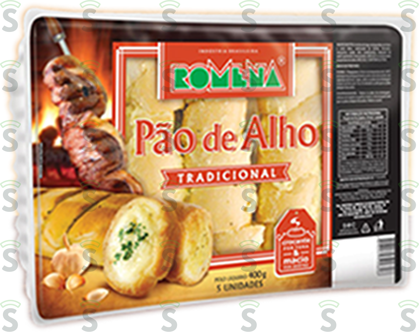 Pao Alho Romena Picante 450G