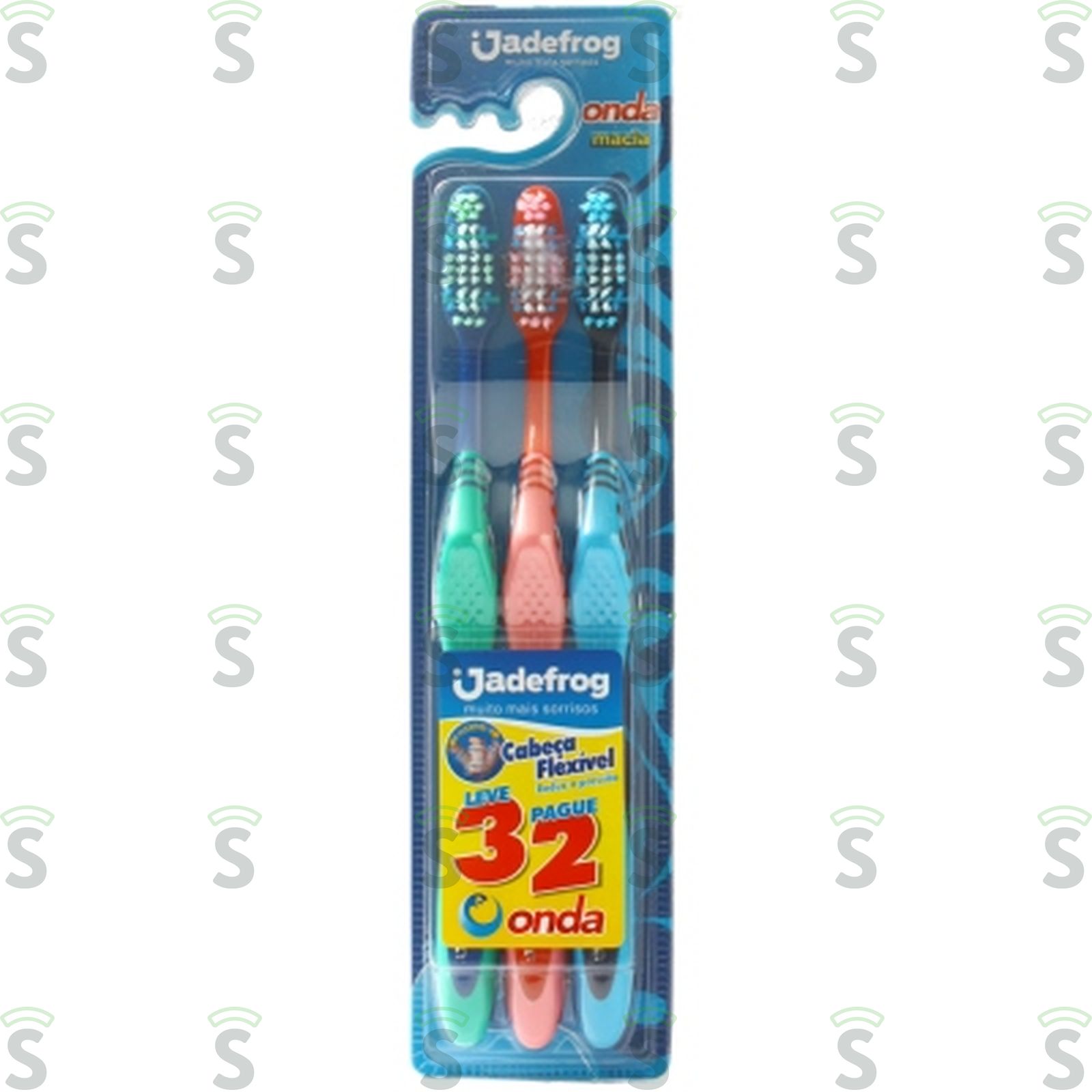 Escova Dental Jadefrog Onda Maciaidades 3UN