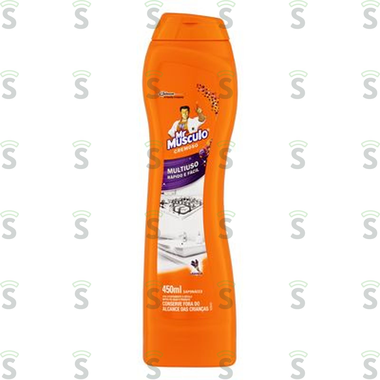 Saponáceo Cremoso Multiuso Mr Musculo Lavanda Squeeze 450ml
