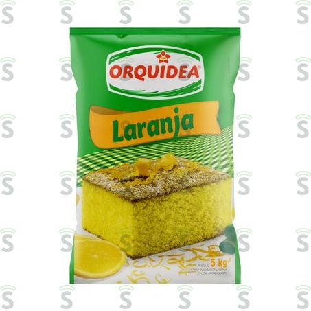  Mistura Para Bolo Laranja Orquídea Pacote 5kg