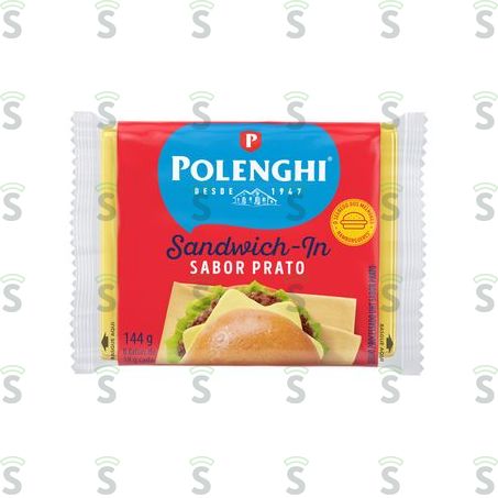  Queijo Prato Polenghi Fatiado 144g