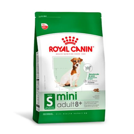 Ração Royal Canin Mini Indoor Senior para Cães Idosos de Porte Pequeno com 8 Anos ou mais 2,5Kg
