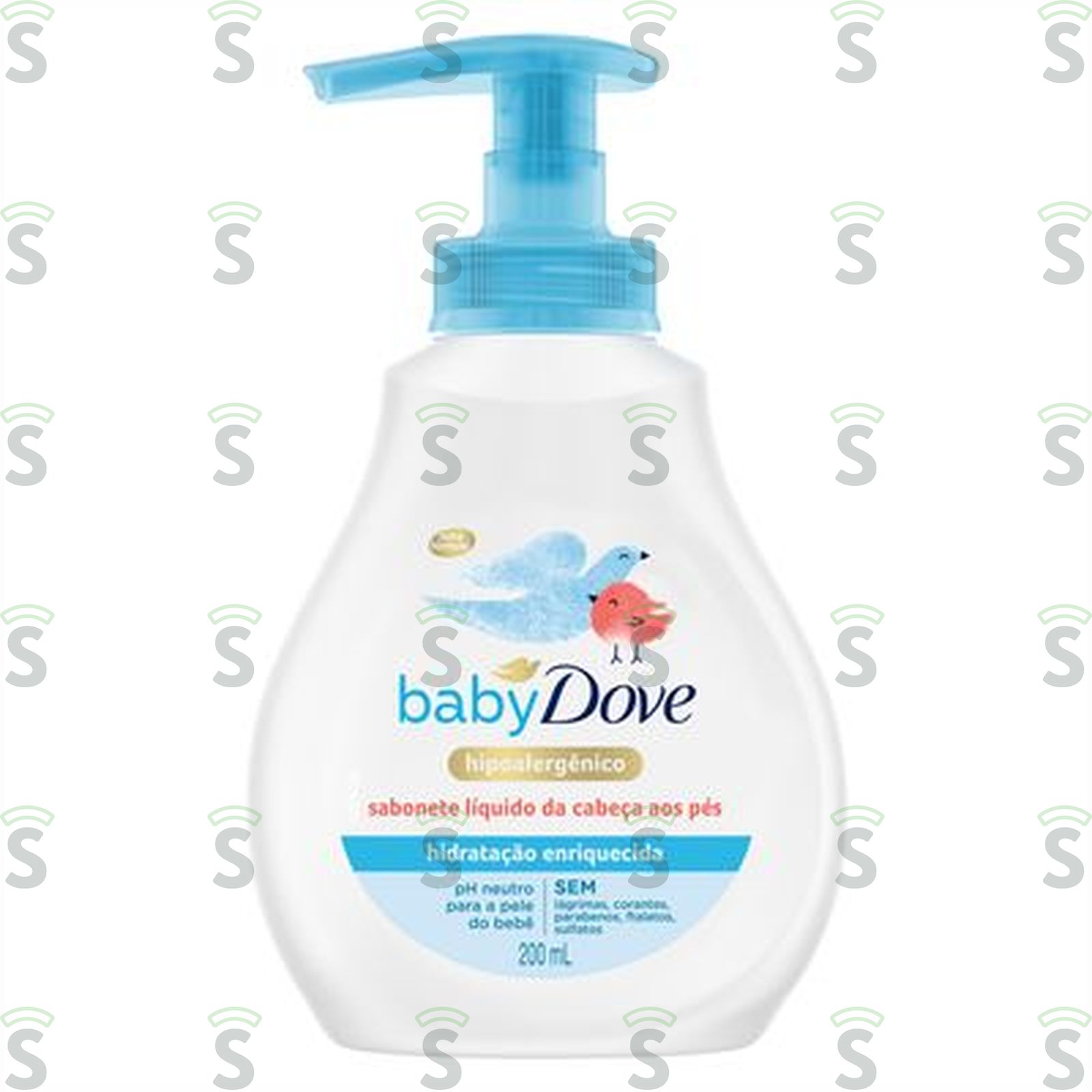 Sabonete Líquido Baby Dove Hidratação Enriquecida da Cabeça aos Pés Frasco 200ml