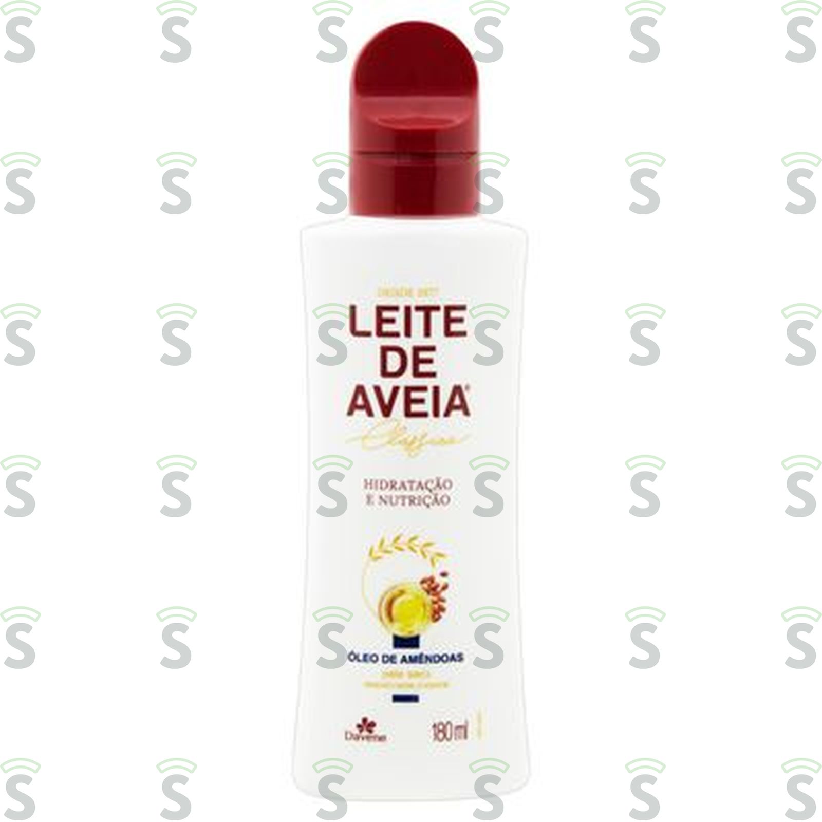 Hidratante Davene Leite de Aveia Óleo de Amêndoas Para Pele Seca Embalagem 180ML